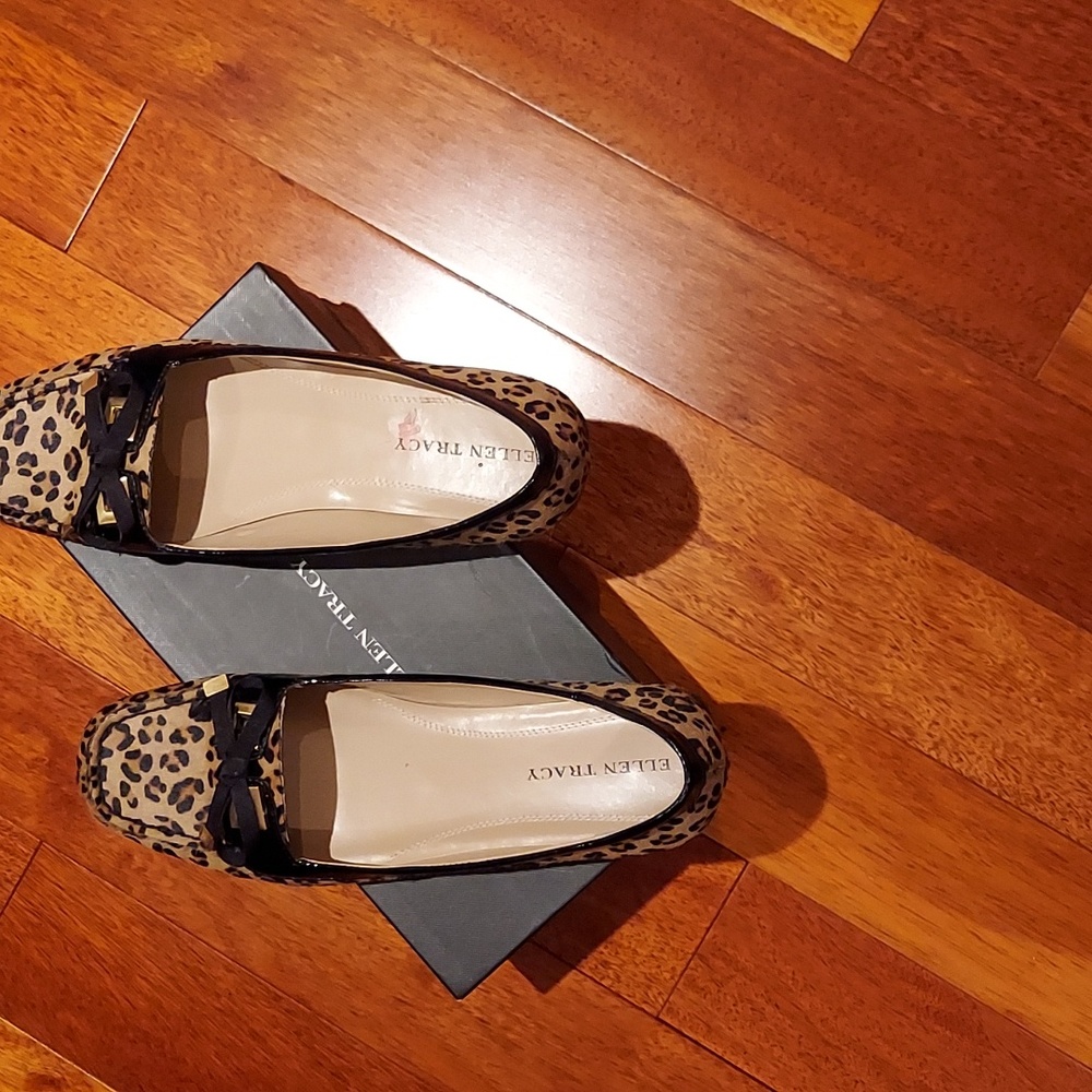 Animal print flats